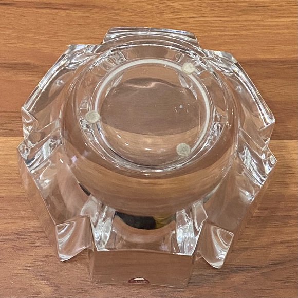 Vintage Orrefors Sweden Signed LH 1384-121 Lars Hellsten 6” Corona Crystal Bowl - Picture 13 of 16